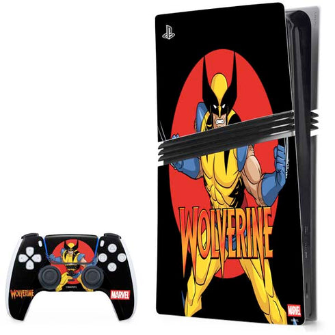 Marvel X-Men Wolverine PS5 Pro Bundle Skin